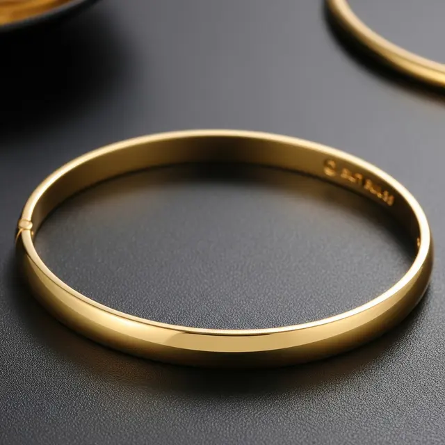 Gelang Lapis Emas Kuning Anti Karat Tren 2025
