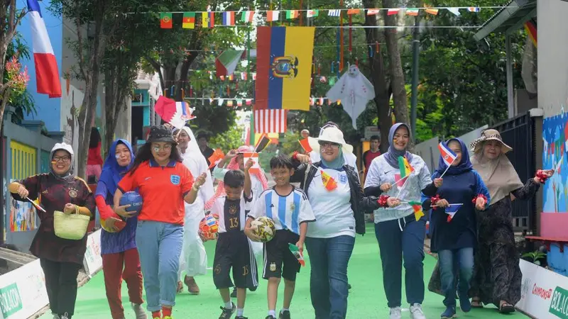 Cluster Cemara Depok Maharaja Bikin Acara Jelang Final Piala Dunaia 2022