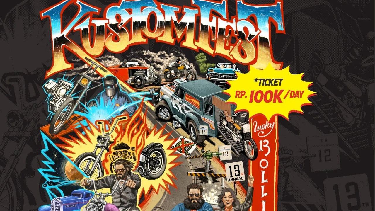 Lucky Draw KUSTOMFEST 'Lucky 13 Rollin' JOURNEY TO YOKOHAMA,  Beri Pengalaman Perjalanan Sentimentil Ala Dunia Kustom ke Jepang