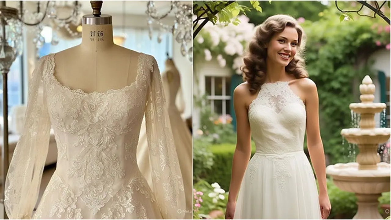 8 Tren Gaun Pengantin Vintage 2025, Perpaduan Nuansa Elegan dan Klasik