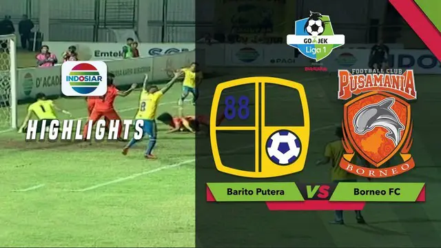 Nadeo Argawinata menampilkan aksi terbaiknya saat Borneo FC menghadapi Barito Putera dalam lanjutan Gojek Liga 1 2018 bersama Bukalapak, Jumat (30/11/2018)