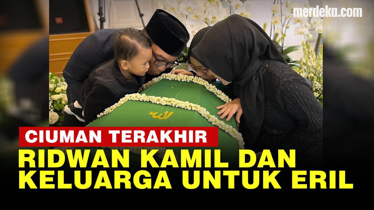 VIDEO: Potret Haru Tatapan Kosong Adik Eril dan Ciuman Terakhir Ridwan Kamil