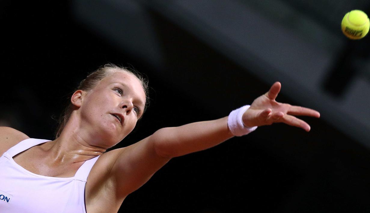 Kiki Bertens lahir di Wateringen, Belanda, 10 Desember 1991. (EPA/Eddy Lemaistre)