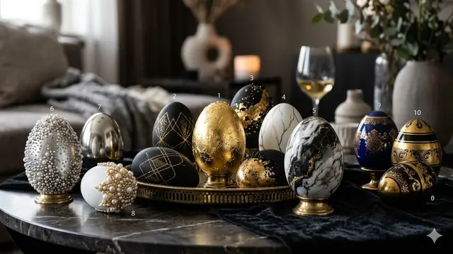 Ide Menghias Telur Paskah (Foto: Gemini AI)