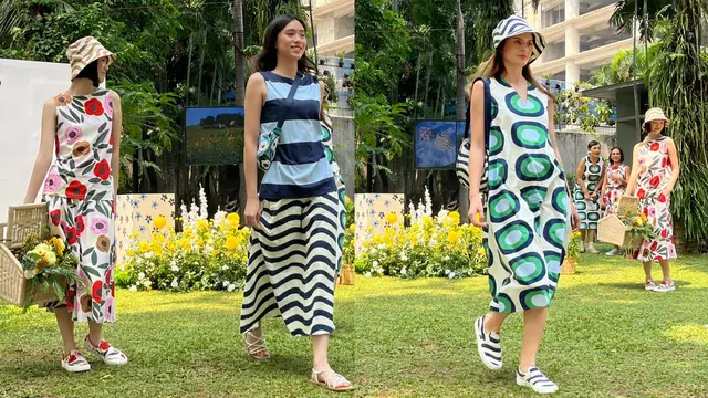 Peluncuran UNIQLO x marimekko Summer 2024 di kawasan Jakarta Selatan pada Selasa (7/5/2024). (Dok: Liputan6.com/dyah)