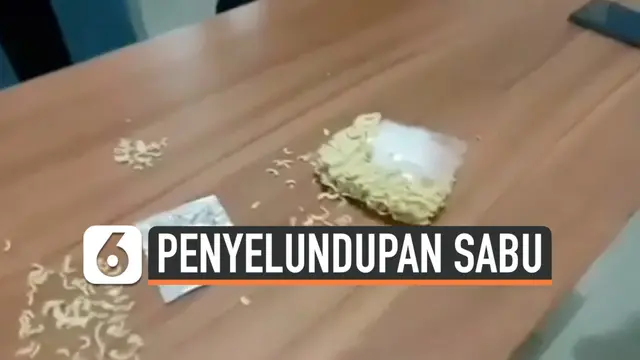 VIDEO: Petugas Rutan Temukan Sabu di Mie Instan