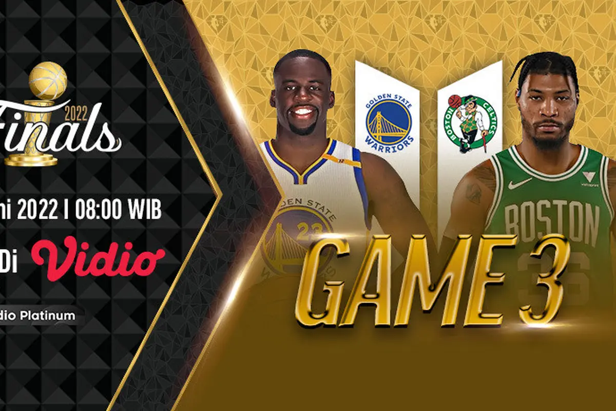 Link Live Streaming NBA 2022 Final : Boston Celtics di Vidio Vs Golden State Warriors, Kamis 9 Juni 2022
