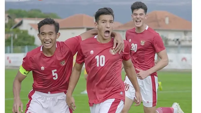 5 Aksi Rizky Ridho saat Uji Coba Timnas U-19 di Kroasia, Pemain Andalan