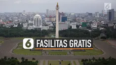 Ada beberapa fasilitas gratis di kawasan Monas yang dapat dinikmati pengunjung.