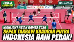 Highlight Sepak Takraw Kuadran Putra Indonesia vs Jepang di Final Asian Games 2026