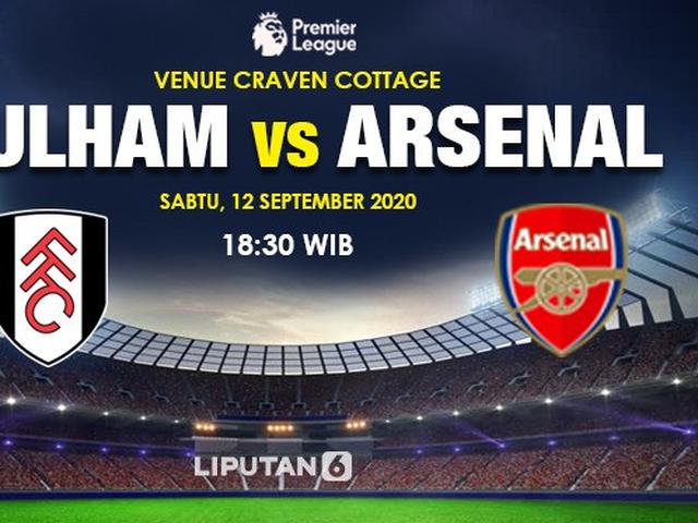 Head To Head Fulham Vs Arsenal Tim Tamu Dominan Bola Liputan6 Com