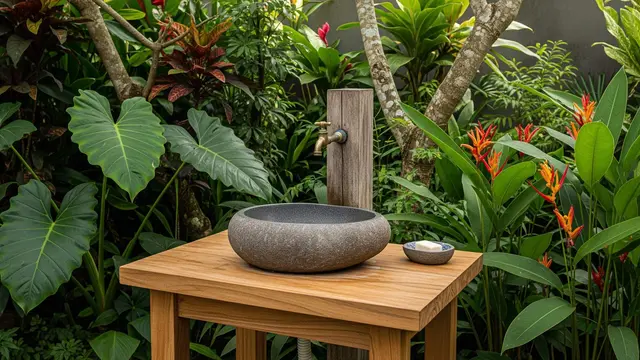 Ide Tempat Cuci Tangan di Halaman Rumah