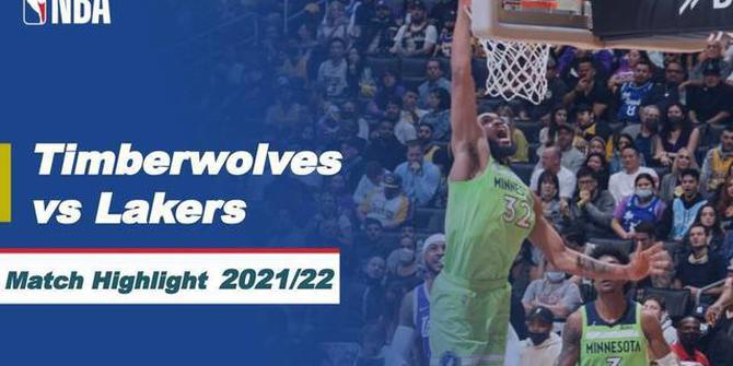 VIDEO: Highlights NBA, LA Lakers Telan Kekalahan Melawan Minnesota Timberwolves