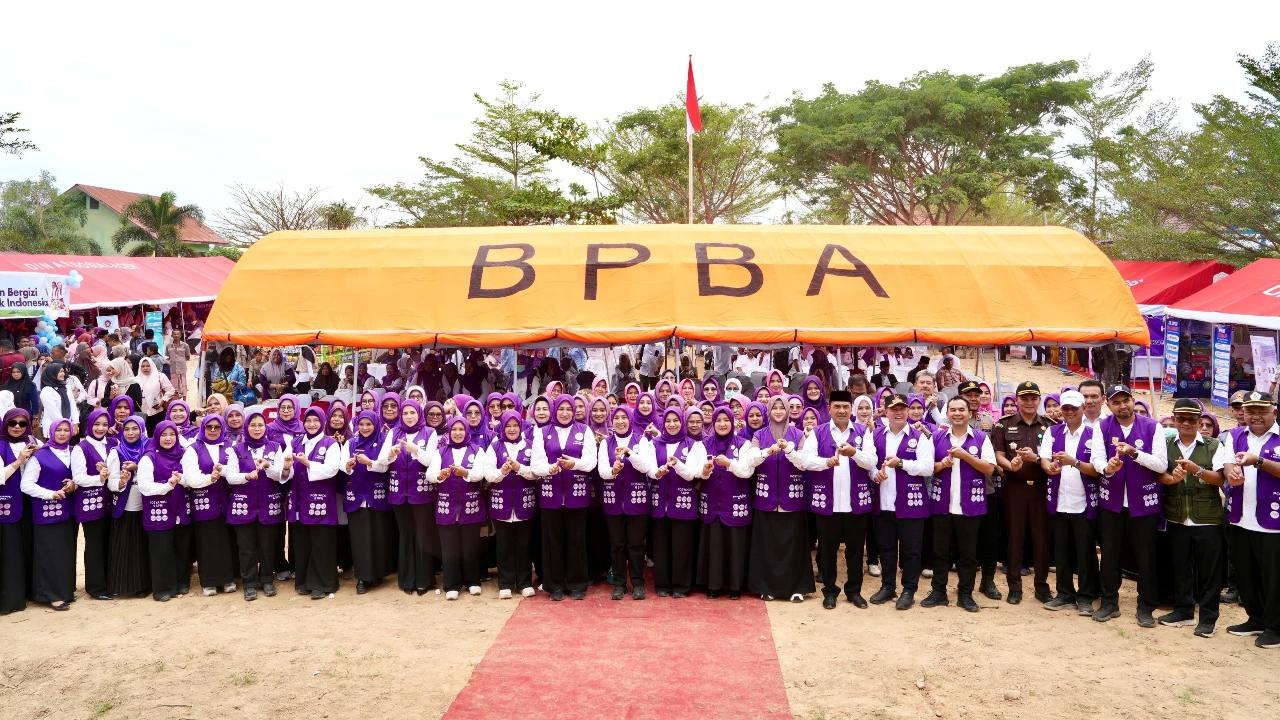 Peringatan Hari Posyandu Nasional di Gampong Geudeumbak Aceh Utara, Ketum Posyandu Tekankan Implementasi Enam SPM