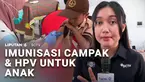 Program imunisasi untuk anak kembali dilaksanakan di sejumlah sekolah di Jakarta. Tidak hanya vaksin campak, ada pula vaksin HPV untuk murid laki-laki.