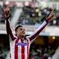 6. Jose Maria Gimenez, duetnya bersama Diego Godin menjadi andalan lini belakang Atletico di bawah kepemimpinan Diego Simeone. Bek Uruguay yang masih berusia 21 tahun itu tercatat memenangi 67 persen duel udara di La Liga Spanyol. (AFP/Jose Jordan) 