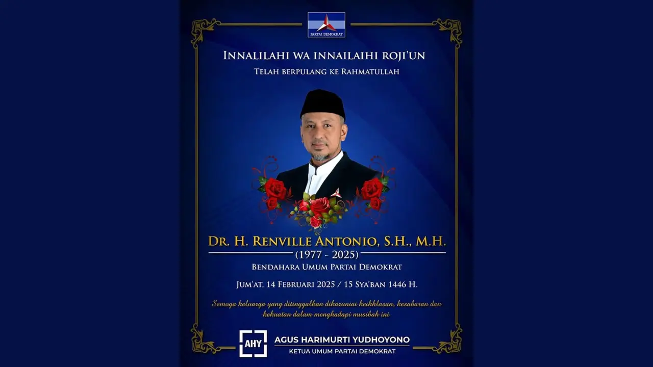 Kabar Duka Renville Antonio