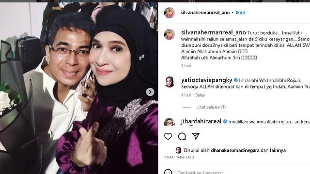 Desainer dan MUA Sikie Purnomo meninggal dunia (Foto: Instagram silvanahermanreal_ano)