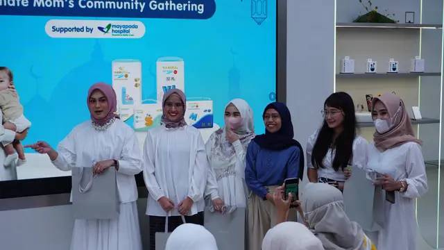 Kegiatan komunitas bertema “Intimate Mom’s Gathering” di Gandaria City, Jakarta Selatan, 13 April 2023, yang dihadiri Sheyla Taradia Habib. (Foto: Dok. Tim Makuku Indonesia)