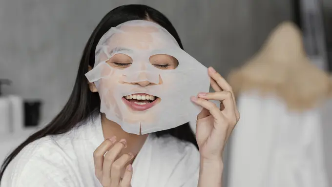 Ilustrasi sheet mask