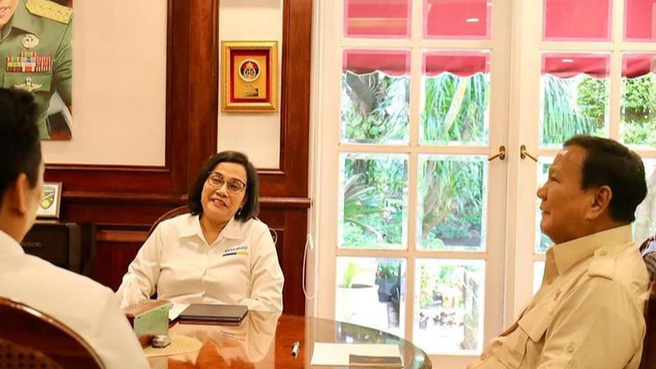 Pertemuan Sri Mulyani, Prabowo dan Thomas Djiwandono