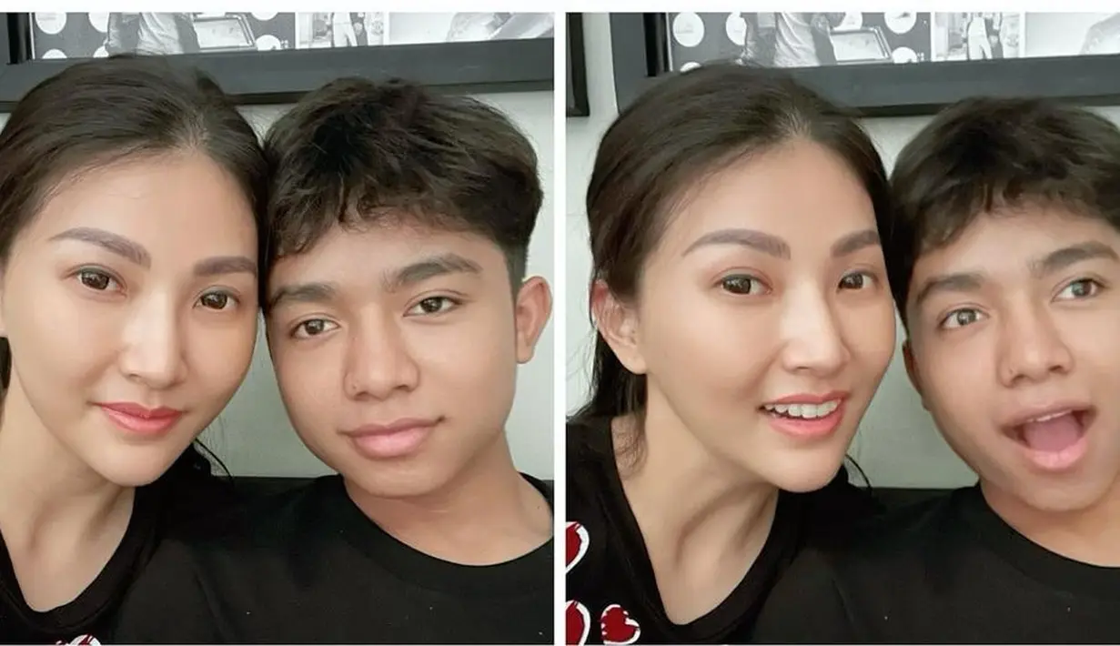 Layaknya ibu dan anak, Sarwendah dan Betrand Peto sering berpelukan, bergandengan, bahkan saling cium pipi. Ruben Onsu pernah buka suara dan menjelaskan soal kedekatan istri dan anak sambungnya. Murni hanya sebatas ibu dan anak, kedekatan yang dilakukan agar Betrand Peto tidak merasa dibedakan dengan kedua anak kandungnya yakni Thania dan Thalia. (Liputan6.com/IG/@sarwendah29)