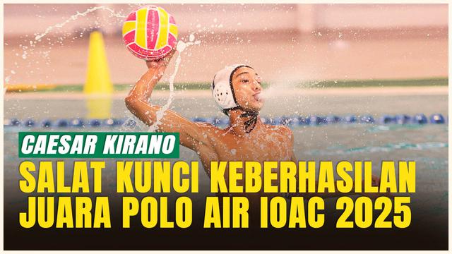Kisah Inspiratif Caesar Kirano Juara Polo Air IOAC 2025, Selalu Diingatkan Salat oleh Orang Tua
