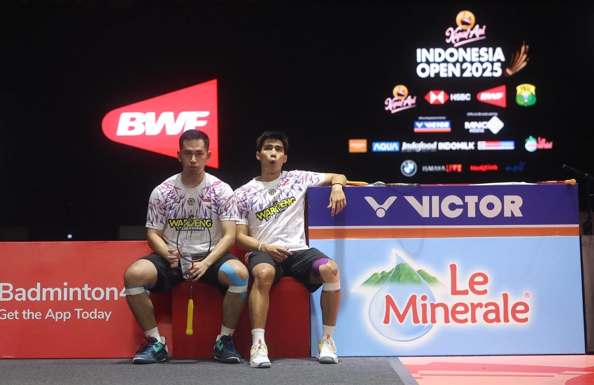 FOTO: Sabar/ Reza Dikalahkan Ganda Korea, Indonesia Kembali Tanpa Gelar di Indonesia Open