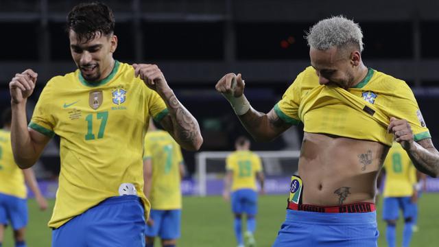 Foto Copa America: Duet Neymar-Paqueta Antar Brasil ke Partai Final Copa America 2021