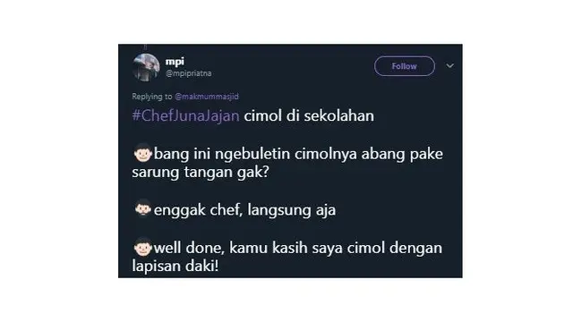 7 Cuitan Netizen Soal Chef yang Jajan Ini Bikin Ngakak