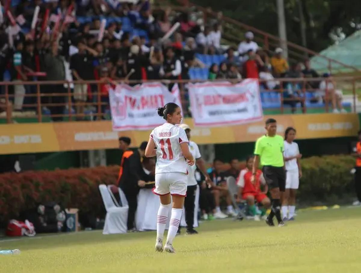 Sabreena Dressler saat berseragam tim PON Jakarta. (Instagram/@sabreenadressler)