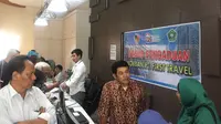 Suasana Posko Crisis Center First Travel (Liputan6.com / Muhammad Radityo Priyasmoro)