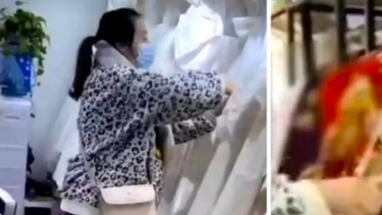 Wanita Ngamuk Hancurkan Gaun Pengantin