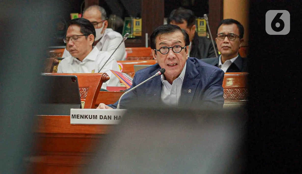 Dengan demikian, UU itu nantinya dapat menjadi peninggalan dari Komisi III DPR dan Kemenkumham. (Liputan6.com/Faizal Fanani)