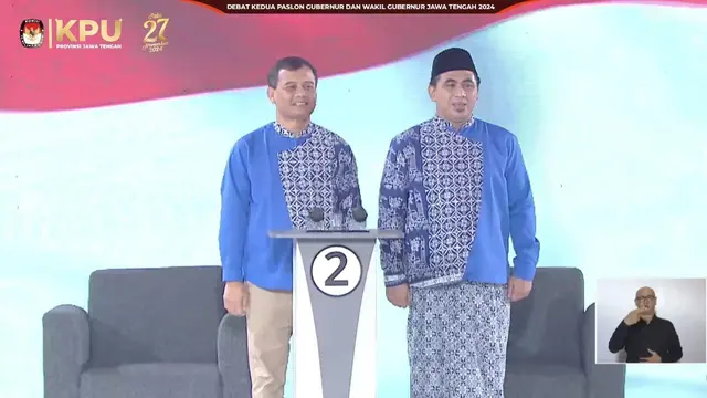 Pasangan calon gubernur dan wakil gubernur Jawa Tengah, Ahmad Luthfi-Taj Yasin