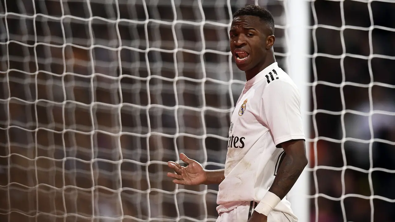 Pemain muda Real Madrd Vinicius Junior.