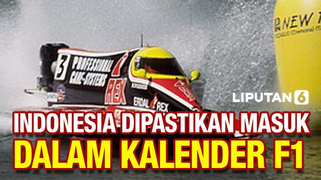 Sandiaga Uno Pastikan F1 Digelar di Indonesia