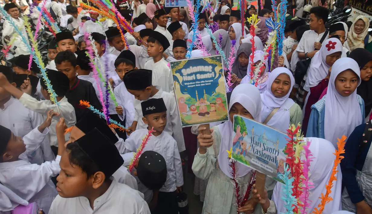 Diketahui, pemerintah Indonesia telah menetapkan 22 Oktober sebagai Hari Santri Nasional. (merdeka.com/Arie Basuki)