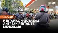 Harga Pertamax Melonjak, Antrean Pertalite Mengular di SPBU Jakarta