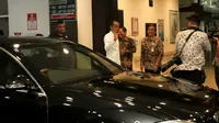 Presiden Jokowi akhirnya tiba di RS PKU Muhammadiyah Solo. (Liputan6.com/Fajar Abrori)
