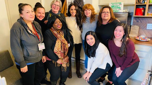 Meghan Markle. (https://www.facebook.com/DowntownEastsideWomensCentre/)