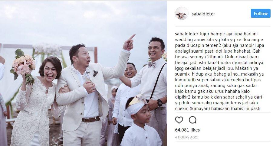 Ringgo Agus Rahman dan Sabai Morscheck