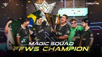 Tim asal Brasil, Magic Squad, keluar sebagai juara FFWS 2023 (Garena)