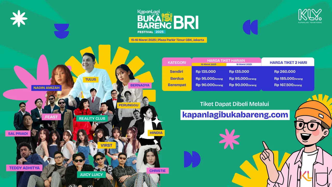 Jangan Lewatkan KapanLagi Buka Bareng BRI Festival 2025, Tiketnya Bisa Dibeli Sekarang