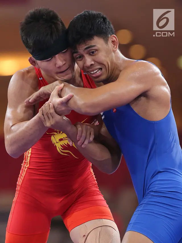 Dikalahkan China, Pegulat Muhammad Aliansyah Gagal ke Semifinal