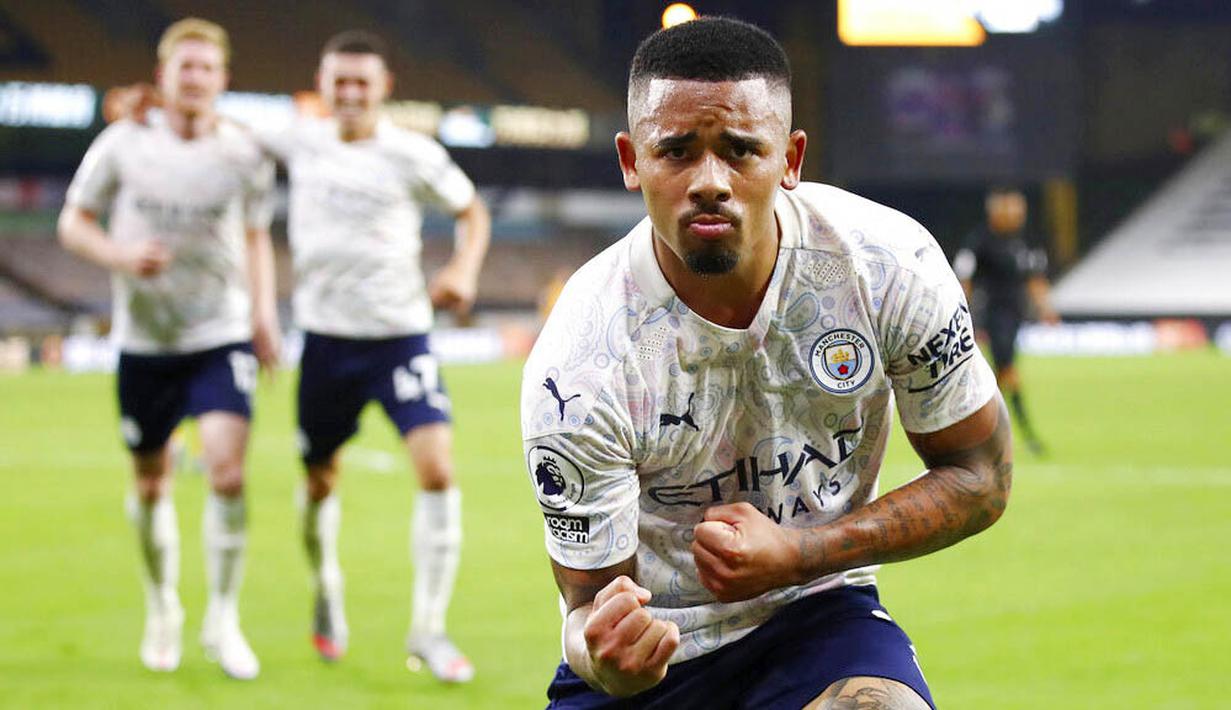 Gabriel Jesus - Hasrat Inter Milan untuk mendatangkan pemain asal Brasil ini tampaknya tak pernah padam. Keadaan Gabriel Jesus yang lebih sering menjadi pelapis di Manchester City bisa dimanfaatkan I Nerazzurri untuk merekrutnya. (Marc Atkins/Pool via AP)