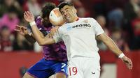 Sevilla akan bertarung melawan AS Roma di partai puncak di Budapest. (AP Photo/Jose Breton)