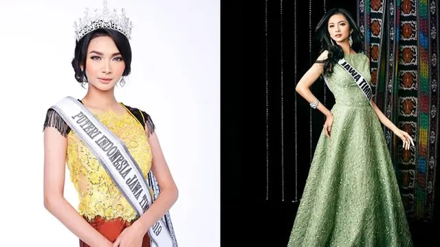 Bella Sandra di usia 20 tahun sudah menjadi Putri Indonesia Jawa Timur 2019