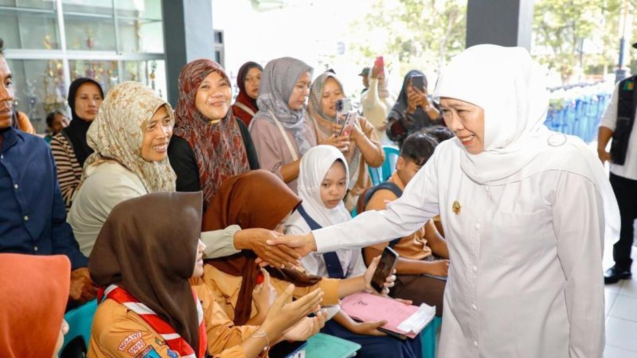 Gubernur Khofifah Imbau 29.869 Calon Murid Segera Daftar Ulang SPMB Jatim Tahap Ketiga