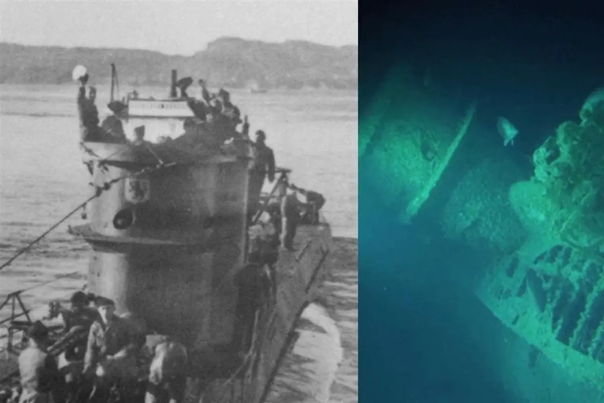 Kapal Selam U-3523 milik Nazi ditemukan di utara Denmark, setelah hilang 73 tahun lamanya (AFP)
